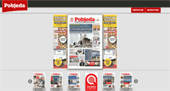 Desktop Screenshot of pobjeda.net