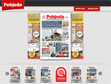 Tablet Screenshot of pobjeda.net